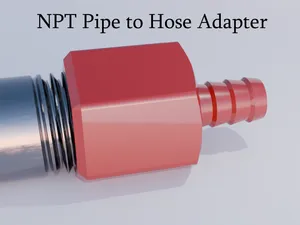 NPT Pipe  to Hose Adapters