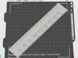 Braille Ruler 20cm | Linijka Braille'a 20cm (Accu)