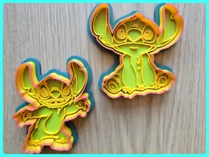 Stitch Cookie Cutter Playdoh Stamp Clay Sand Play