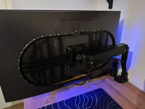 Monitor VESA mounted LED backlight "ring"