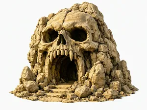 Tombeau du desert terrain rocheux modulable