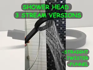 Shower Head - 3 Stream Versions