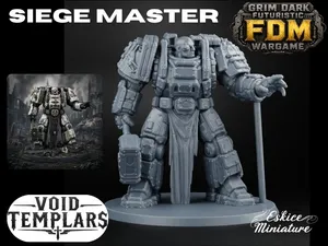Siege Master Void Templar - 32mm grimdark wargame