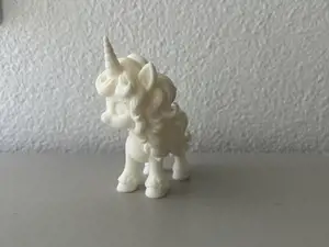 Chibi Unicorn Figurine - Paintable Gift for Kids