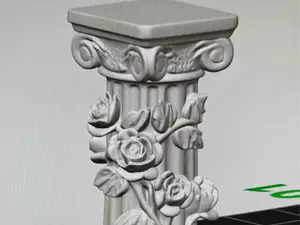 玫瑰花罗马柱