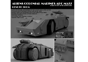 Aliens APC Colonial Marines M577 articulated