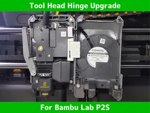 Toolhead Cover Holder & Flip-Hinge for P2S