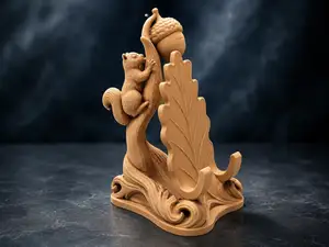 Cute Squirrel & Acorn Phone Stand Holder