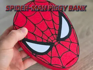 Spider-man piggy bank
