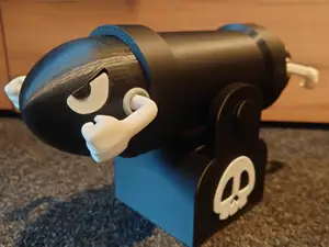 Kanonenstand Cannon stand Kugelwilli Bullet Bill
