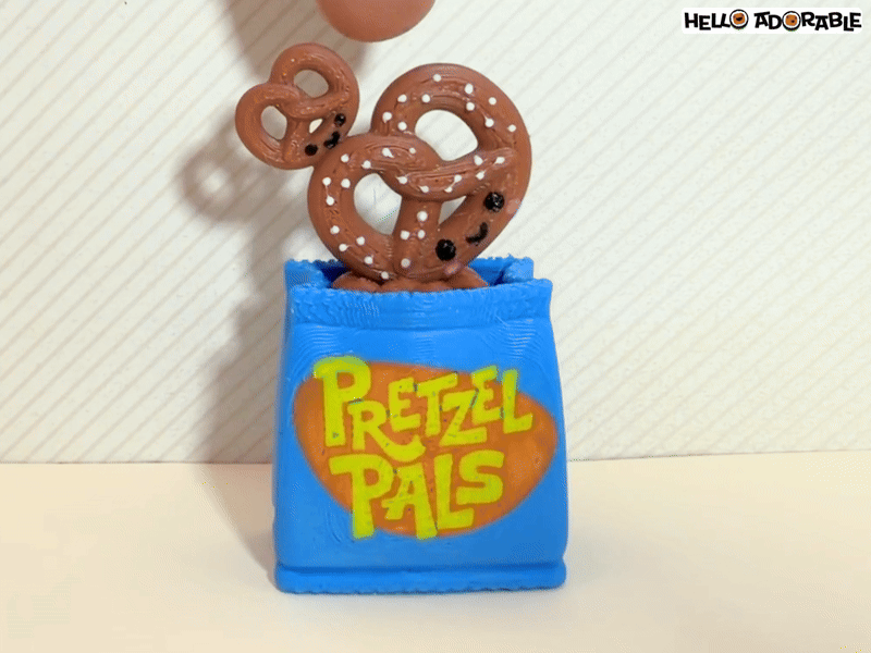 Bag of Pretzels Clicker Fidget Toy