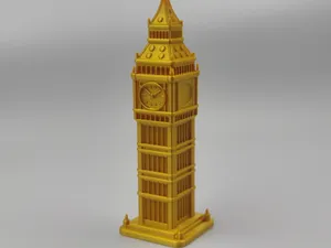 Big Ben Tower Model