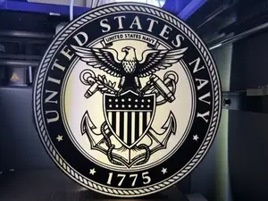 US Navy Anchor Emblem Light Box