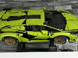 Car Stand Brick Lamborghini 42115 / Porsche 42056