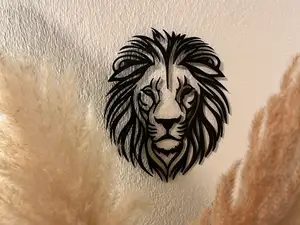 Löwen-Wandbild – Majestätische Deko