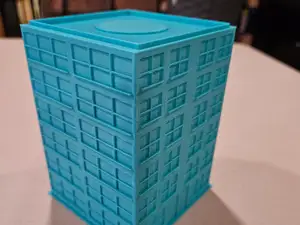 Urban Skyscraper Facade (Diorama – No Supports)