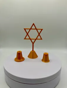 Star of David mini statue, table top decoration 