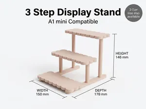 Cloud Display Stand – 2 or 3 Tier, A1 mini