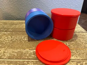 SM Round Stackable Box No Dividers