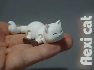 Flexi cat (print in place)