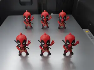deadpool multicolor keychain multicolor