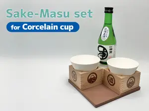 Sake-Masu set  for Corcelain cup