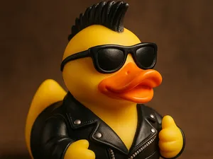 Rockstar rubber duck