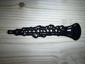 Minimalist Oboe Wall Art