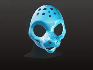 Canine Fursuit head base