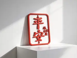 平安-工位好运摆件-办公室桌面装饰