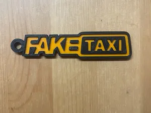 Fake Taxi Keyring