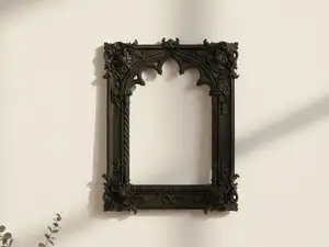 Gothic Mirror Frame: The Cathedral Window