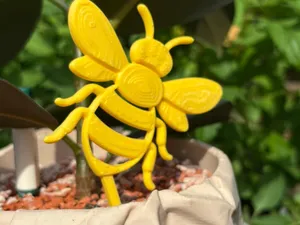 Deko Biene für Blumen Topf Kinder Geschenkidee