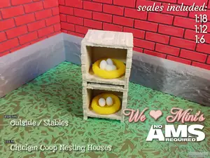 WLM - Animal Chicken Coop Nesting Houses