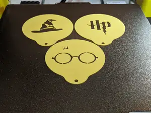 Wizarding World Coffee Stencil Set - Volume 1