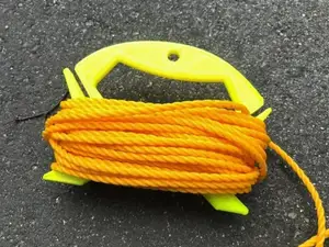 Fishing rope winder