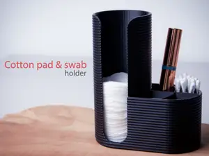 Cotton pad and swab holder