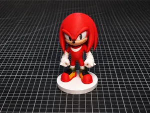 Cute Knuckles the Echidna| Sonic Fan Art Figure