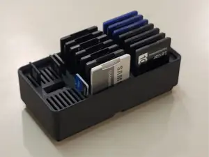 Gridfinity SD / MicroSD Card Holder 1x2
