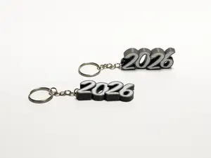Schöner Schlüsselanhänger mit der Jahreszahl 2026