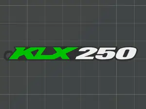 Kawasaki KLX 250 keychain