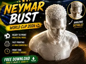 Neymar Bust World Cup A1 Mini