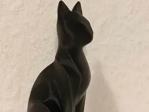 Katze im Low-Poly-Stil