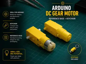Arduino DC Gear Motor – Base Ref + KeyChain