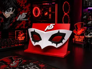 Persona 5 Joker Mask con stand