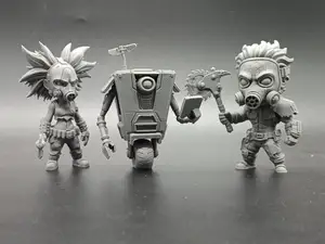 Borderlands Chibi Trio - Krieg - Claptrap - Psycho