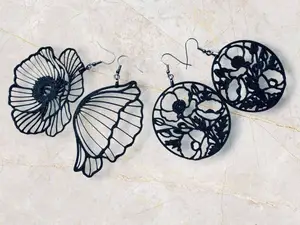 Poppy Filagree Earrings