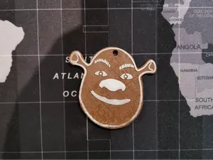 Gingerbread Shrek Ornament & Keychain