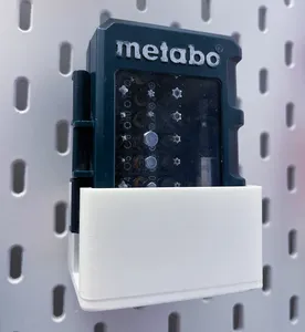 Metabo bit set mount for IKEA Skadis