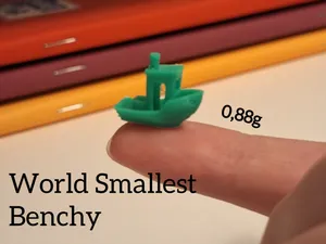 World Smallest 3D Benchy